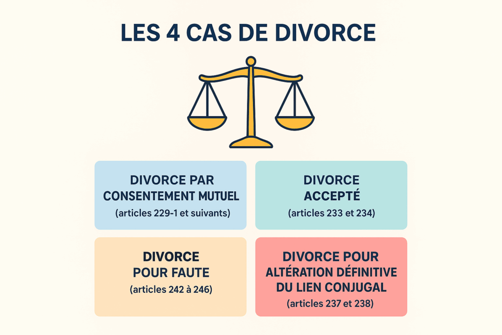 tableau cas de divorce