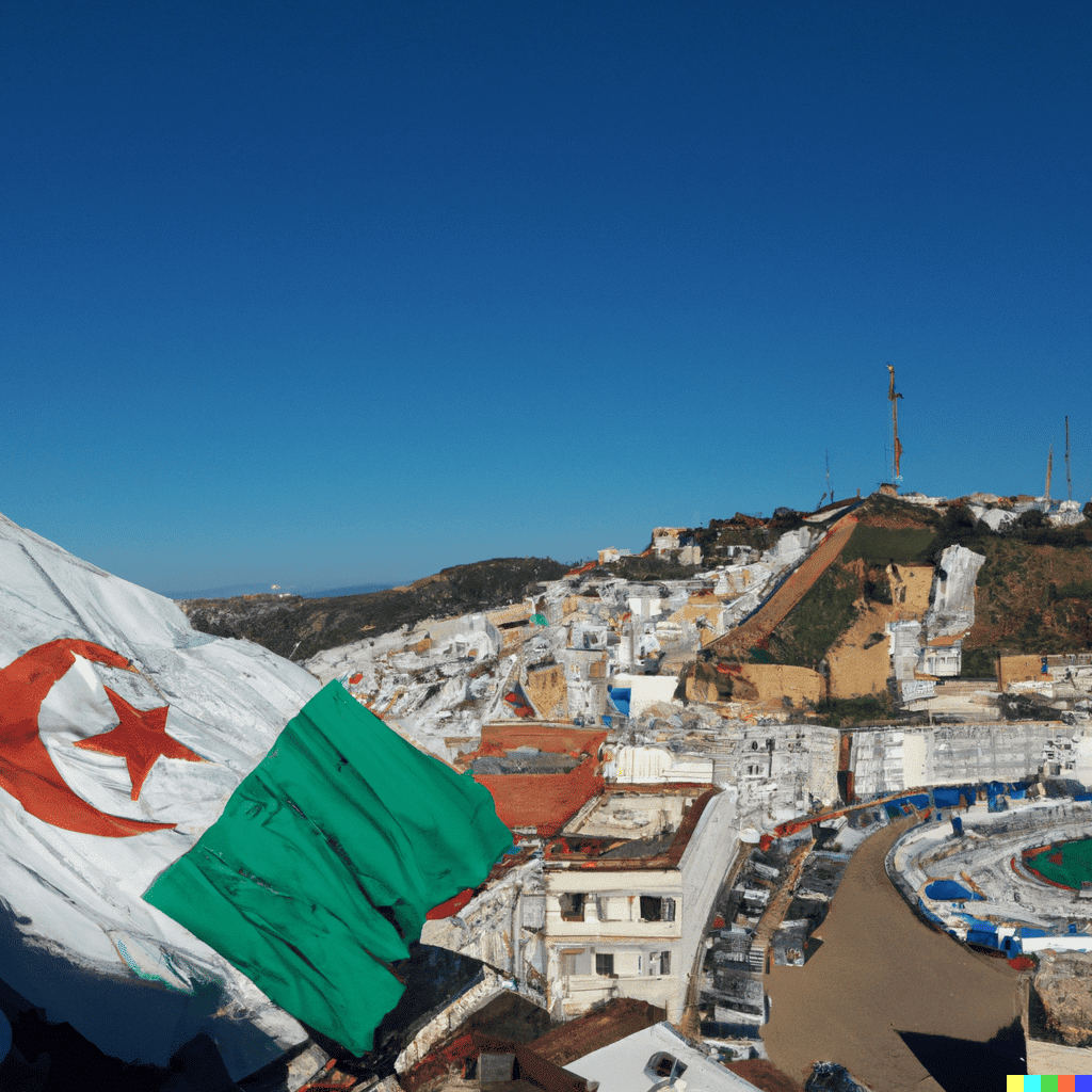 drapeau Algérie 